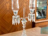 Candeliere – Flambeau con 2 Bracci Cristal Sevres