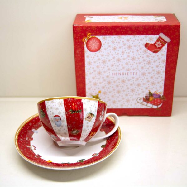 Tazza Colazione Con Piatto “Sweet X’Mas”