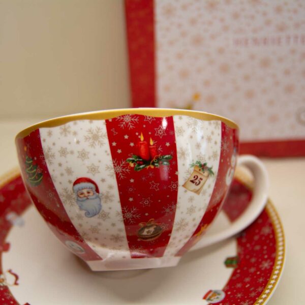 Tazza Colazione Con Piatto “Sweet X’Mas”