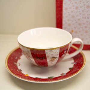 Tazza Colazione Con Piatto “Sweet X’Mas”